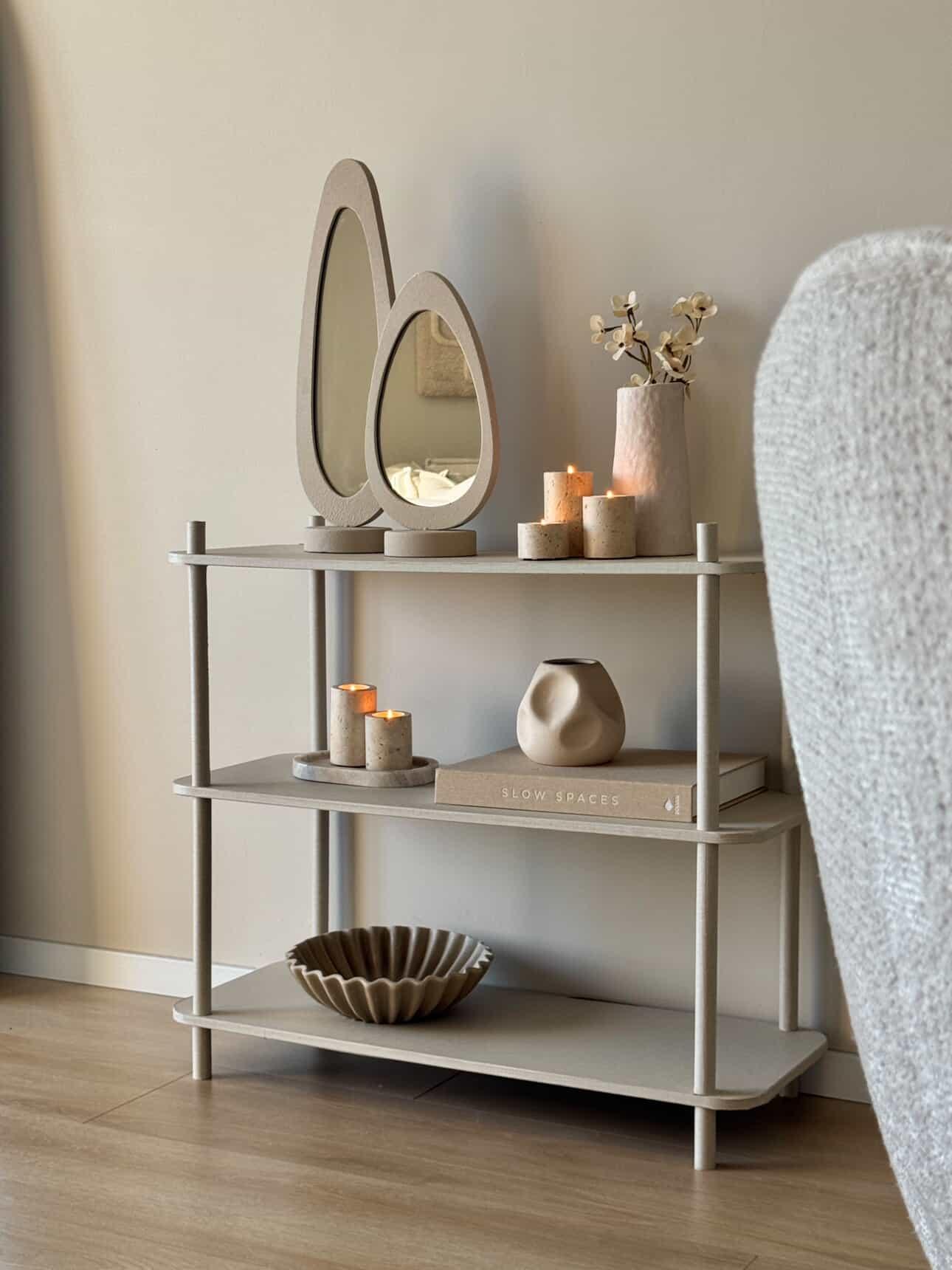 ORGANISCHE SPIEGEL | BEIGE | 2 FORMATEN