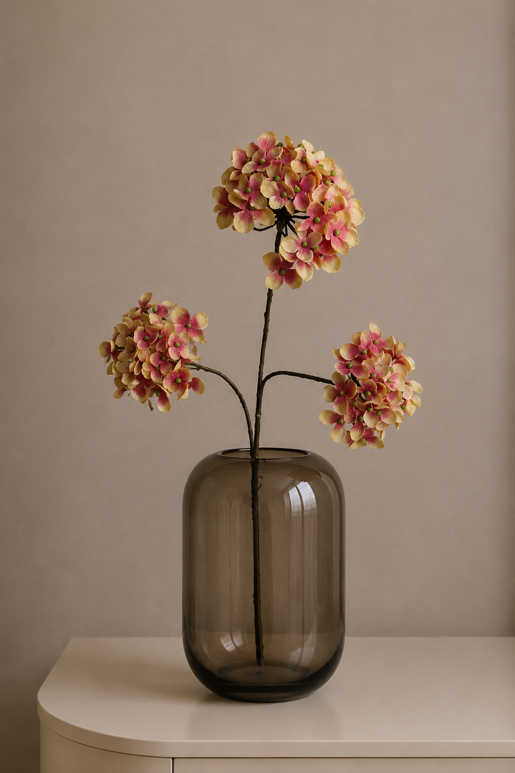 ZIJDEN TAK | HYDRANGEA | PEACH