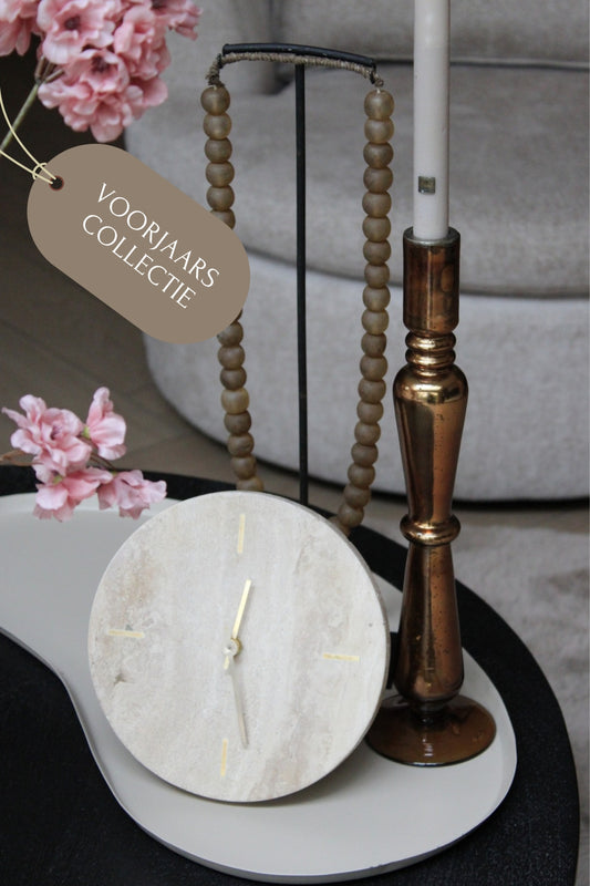 KANDELAAR | BRONS/BRUIN | 37CM