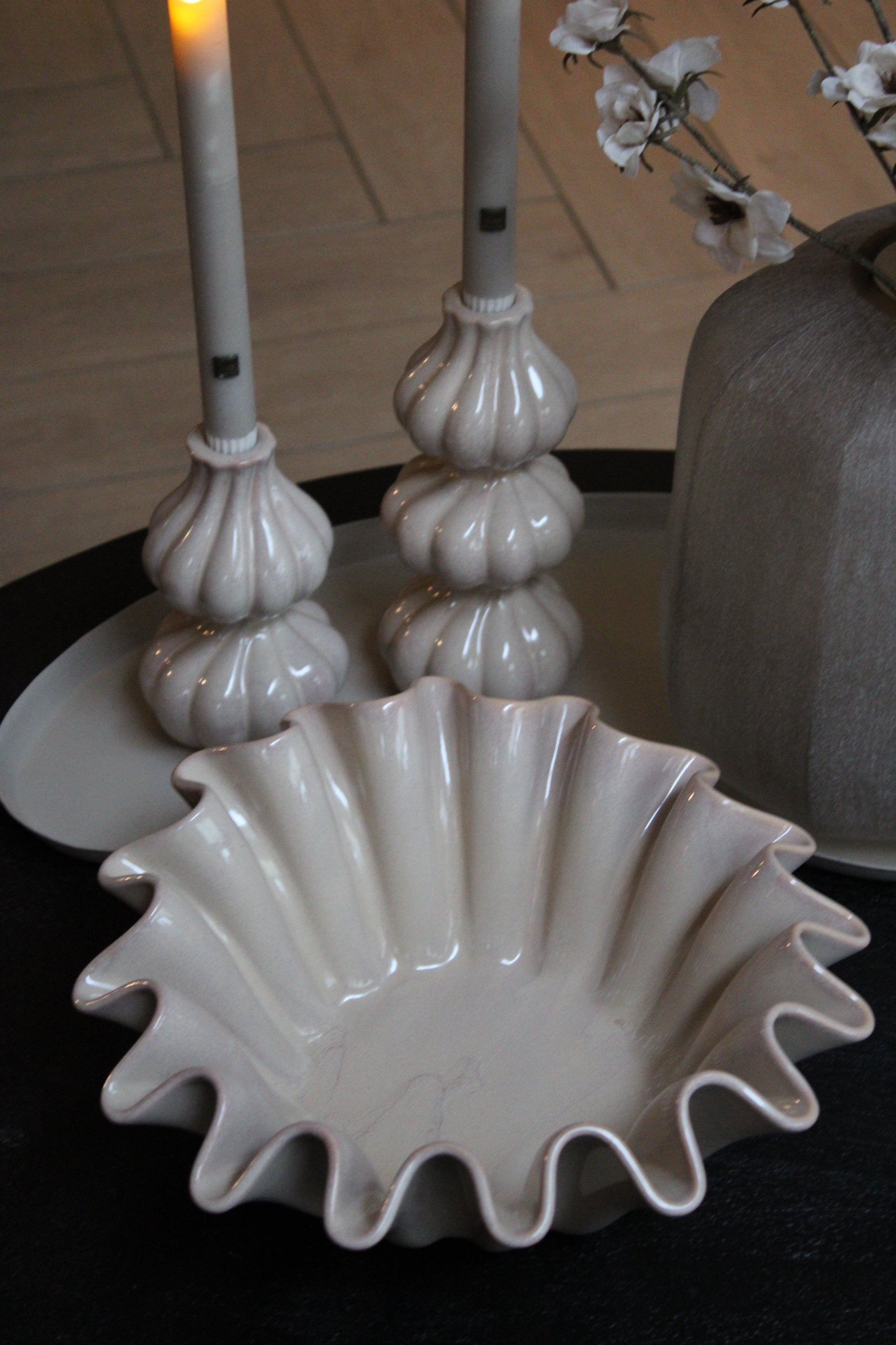 AARDEWERK SCHAAL | XL | TAUPE