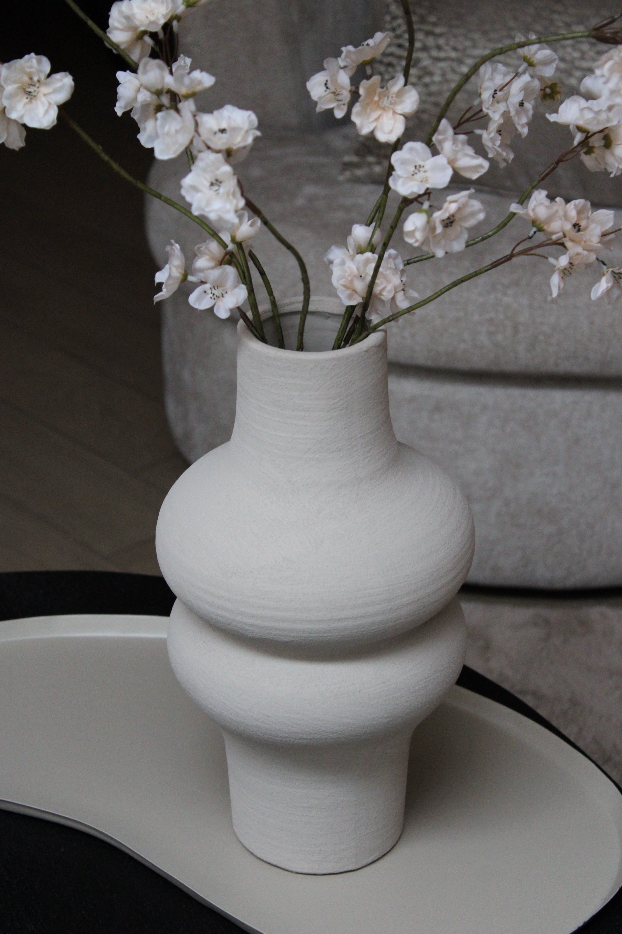 LISBOA VAAS | SAND | 34CM