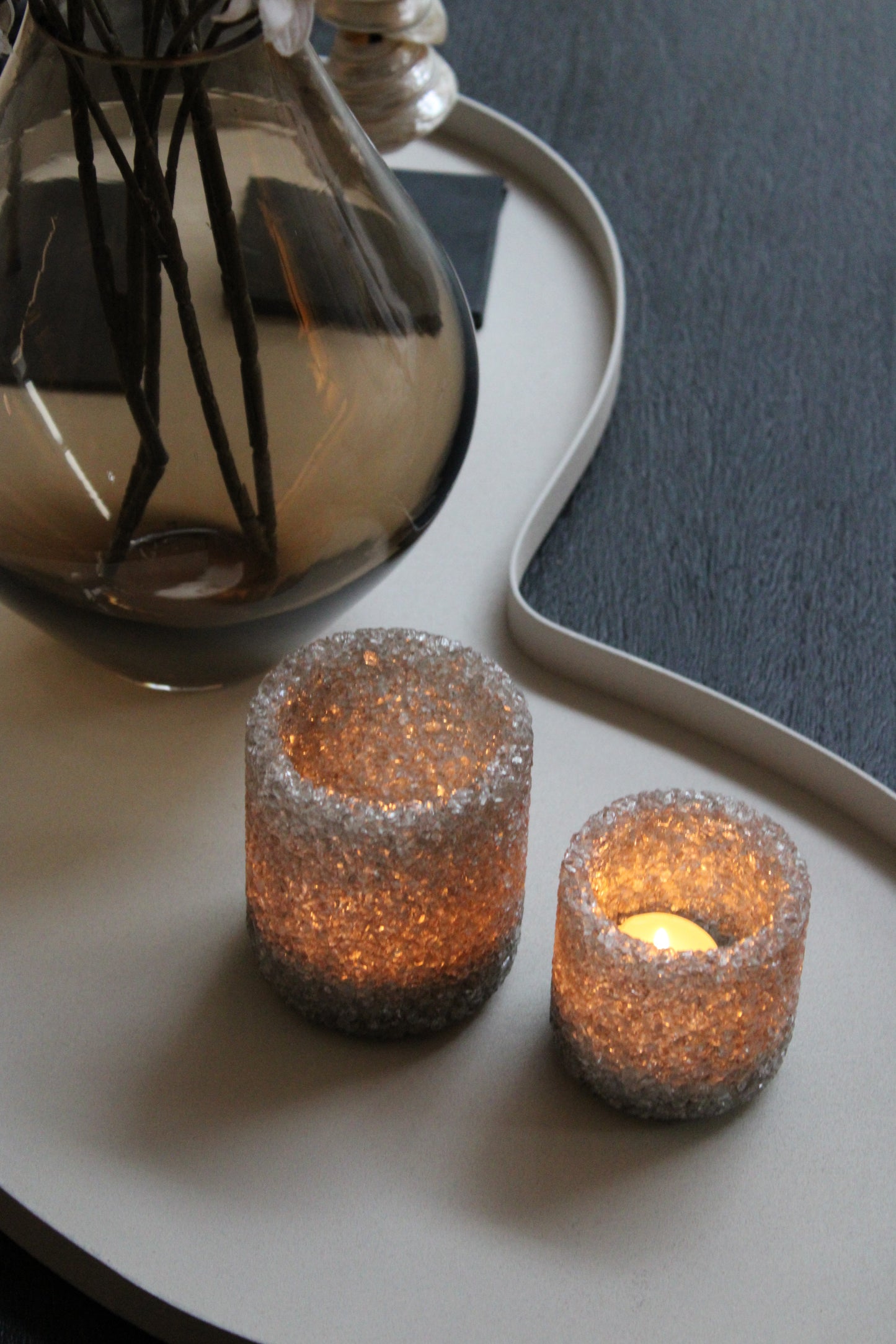 WAXINEHOUDER | SPARKLY | LIGHT & LIVING | SET VAN 2