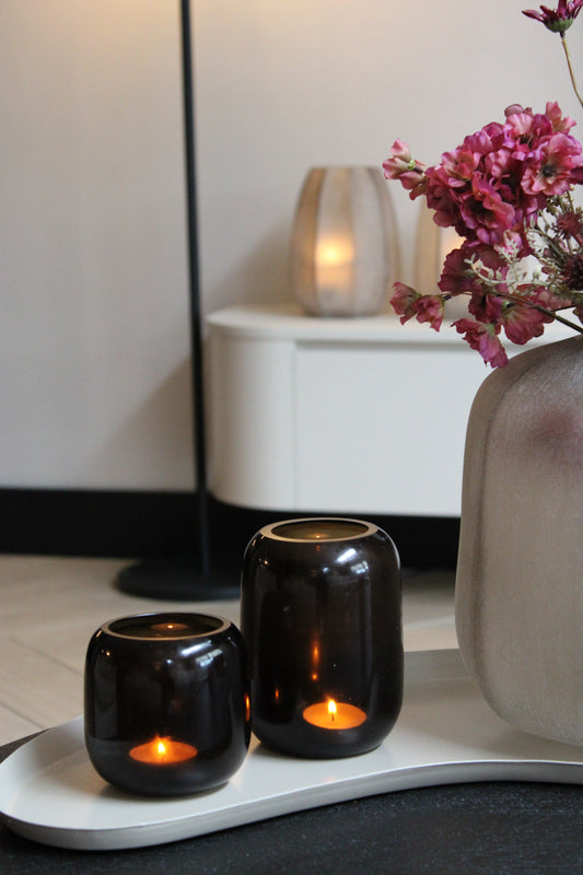 WAXINEHOUDER SMOKE | SET VAN 2 | MONDGEBLAZEN