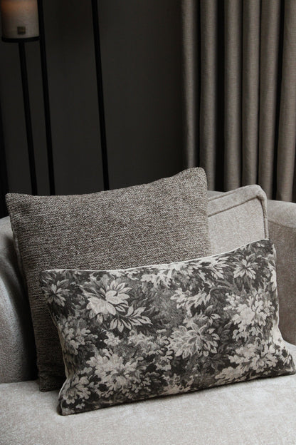 KUSSENHOES | FLOWERS | TAUPE | 30X50