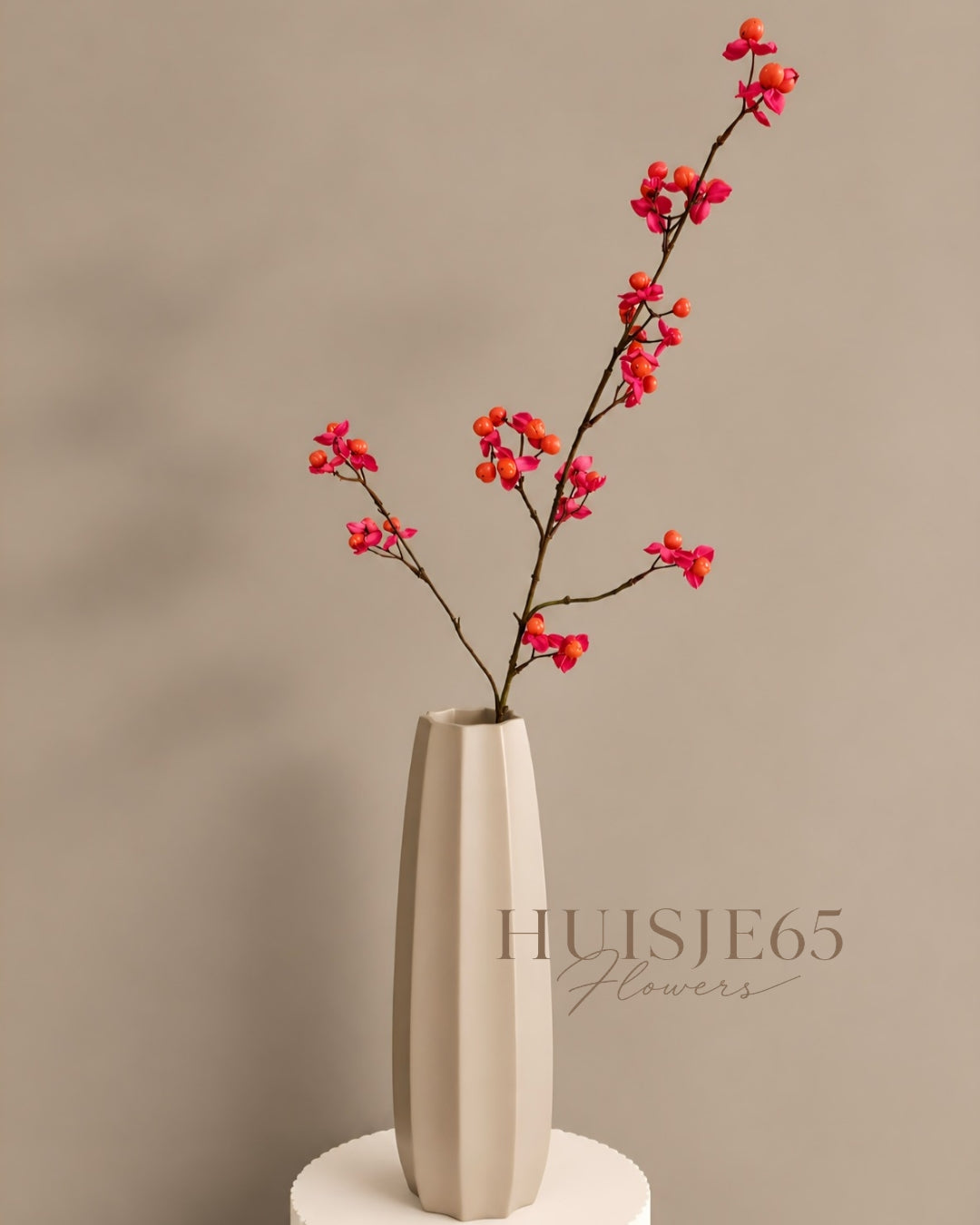 BESSENTAK | FUCHSIA / ORANJE