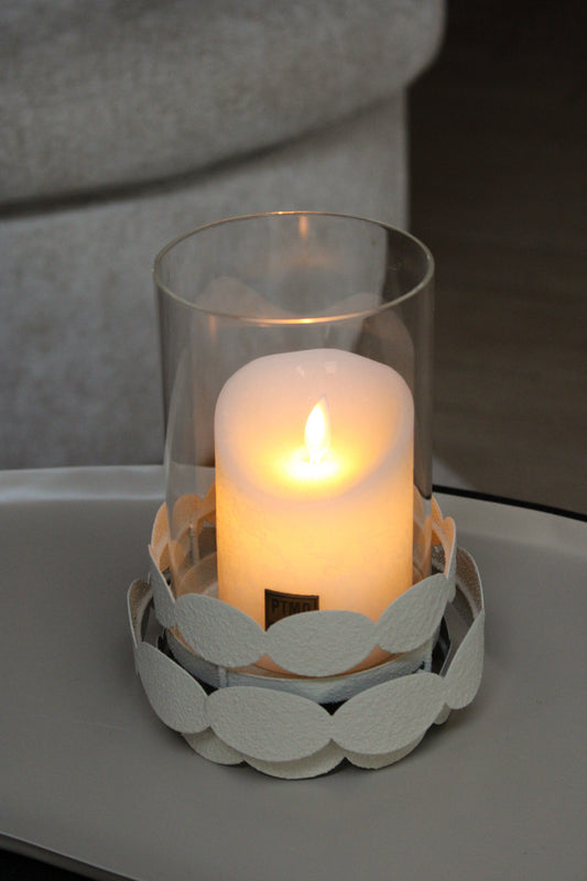 LEYU WINDLICHT | BEIGE | 19CM