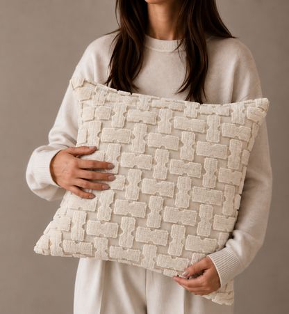 SIERKUSSEN SELINA | BEIGE | 45X45