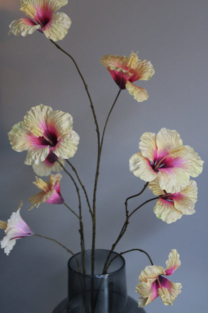 ZIJDEN TAK | HIBISCUS | PEACH