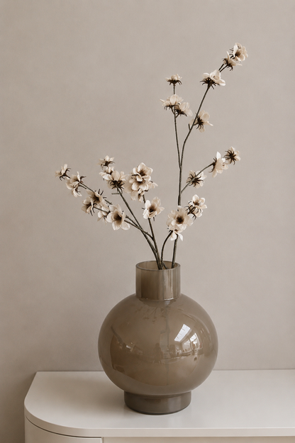 KUNSTTAK BLOEMETJES | BEIGE