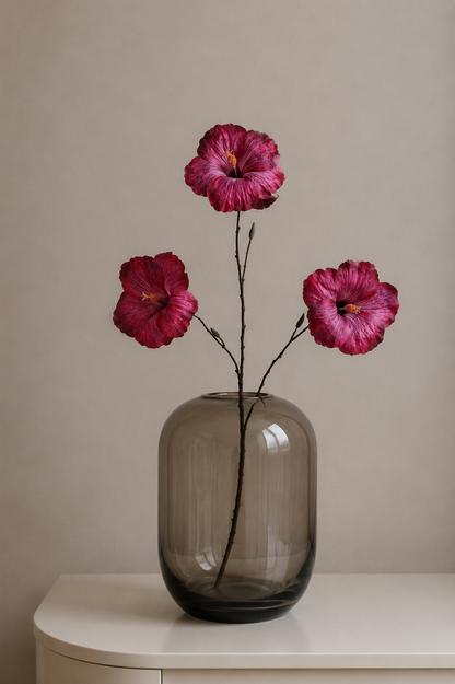 ZIJDEBLOEM | FUCHSIA | XL HIBISCUS