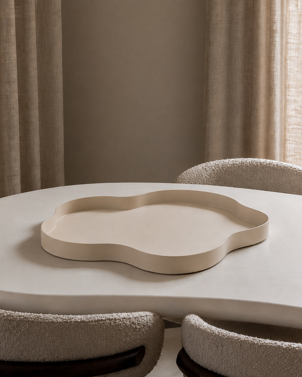 ORGANISCH DIENBLAD | BEIGE | 40CM