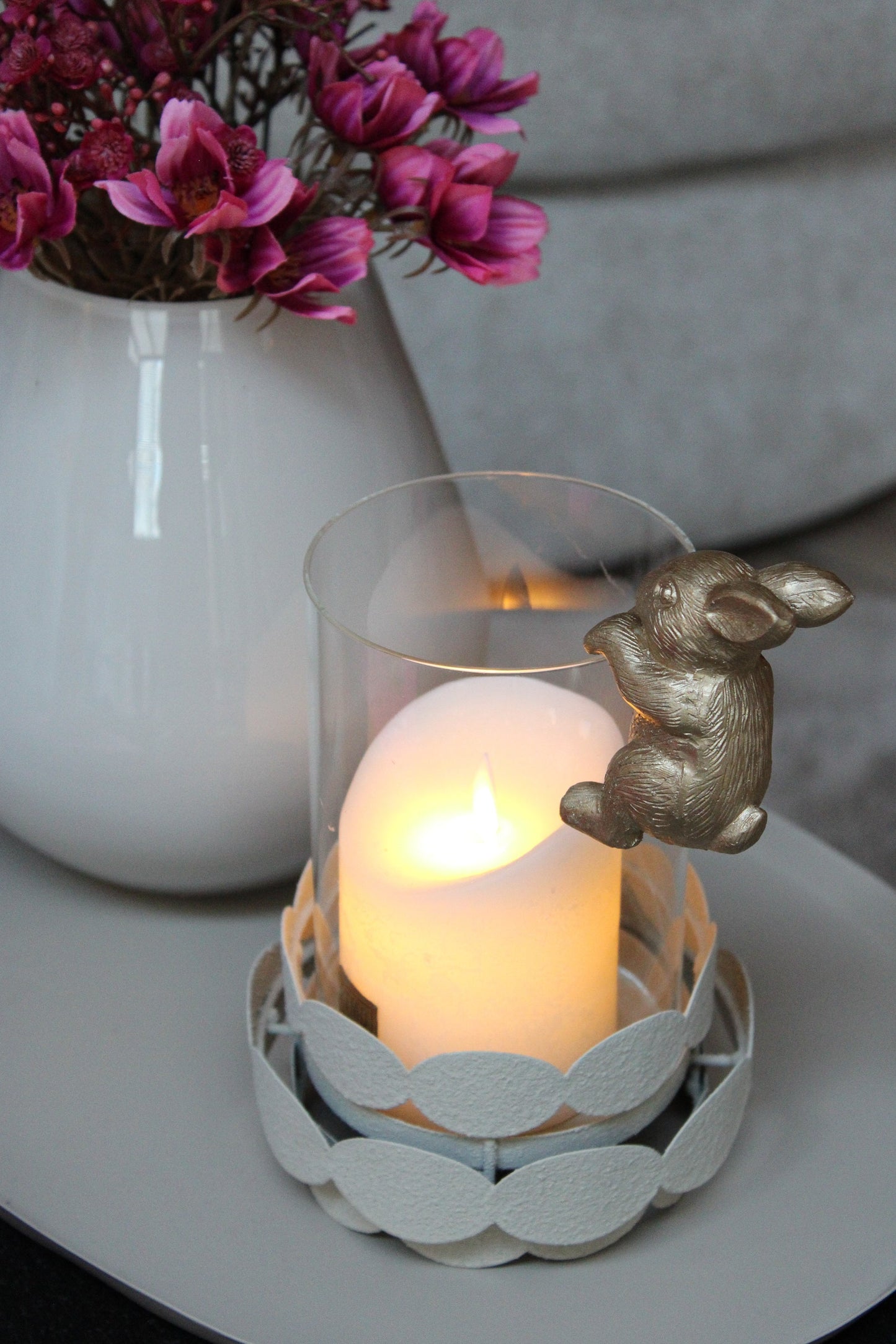 LEYU WINDLICHT | BEIGE | 19CM