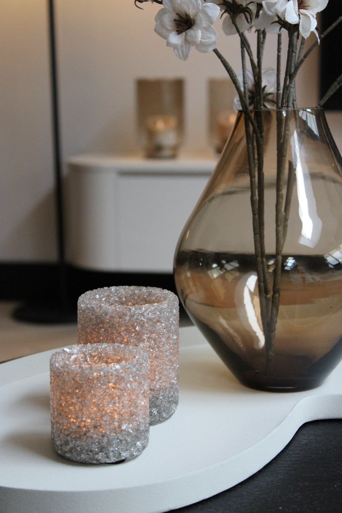 WAXINEHOUDER | SPARKLY | LIGHT & LIVING | SET VAN 2