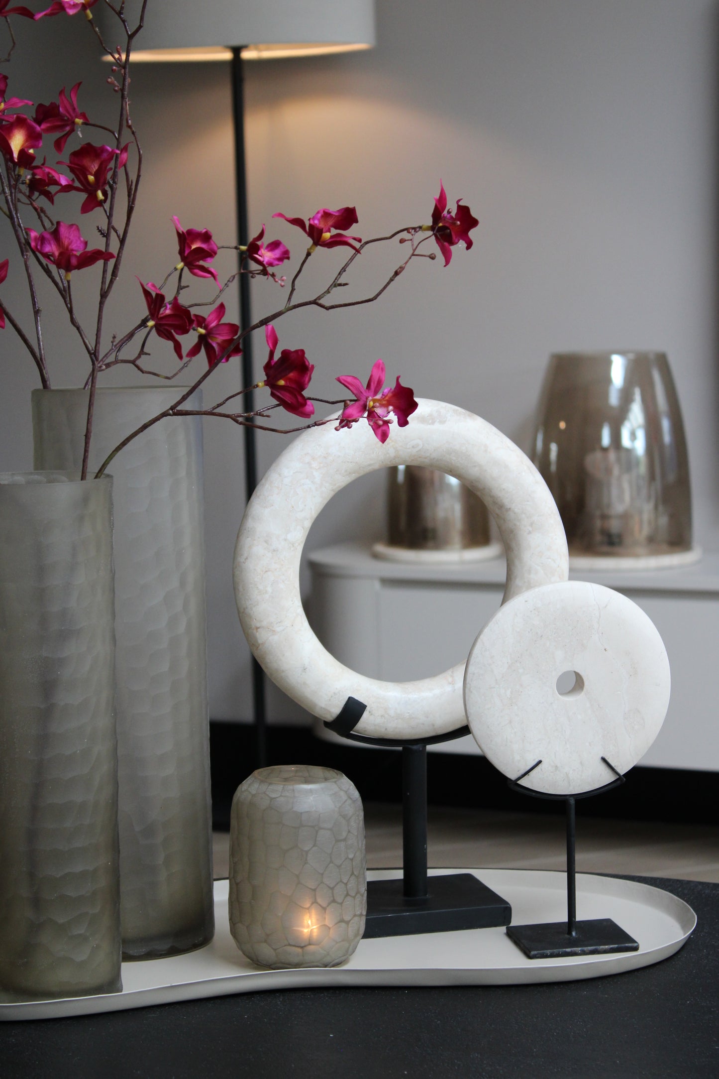 ORNAMENT MARMER | BEIGE | 25 ∅