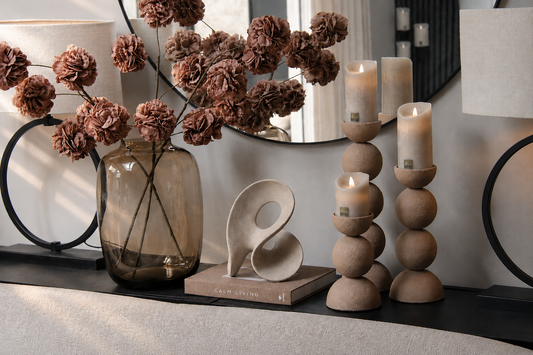 GLAZEN VAAS | TAUPE | 2 FORMATEN