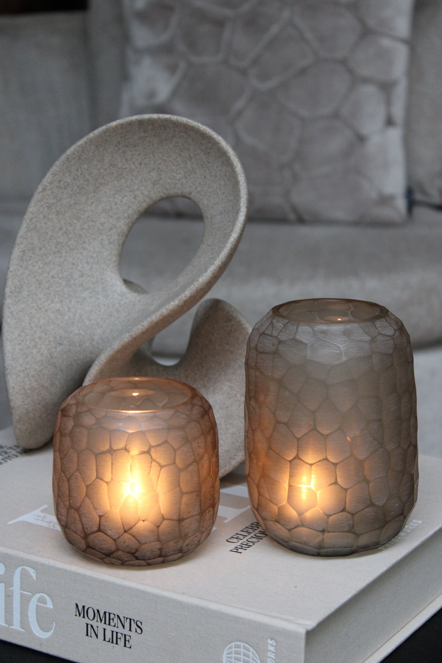ORNAMENT ZAINO | LIGHT & LIVING | TAUPE