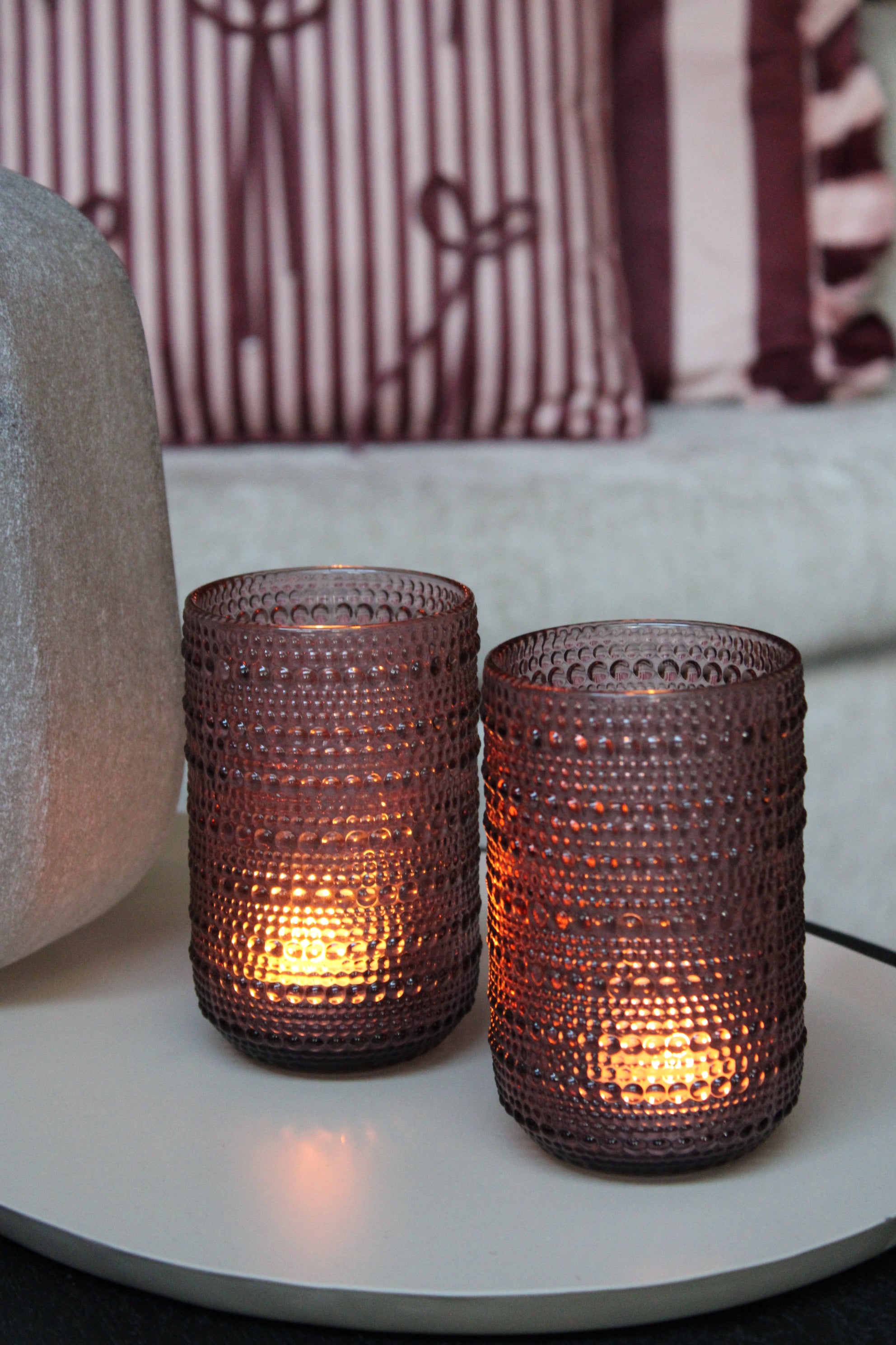 TEALIGHT | BURGUNDY | 13 CM