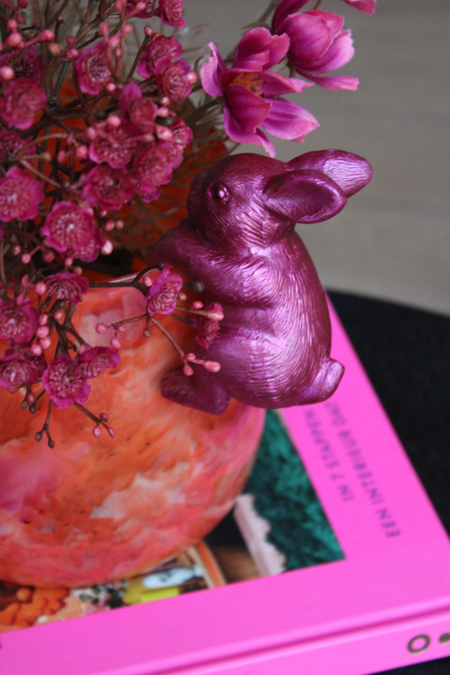 DECORATIE HANGER | KONIJN | FUCHSIA