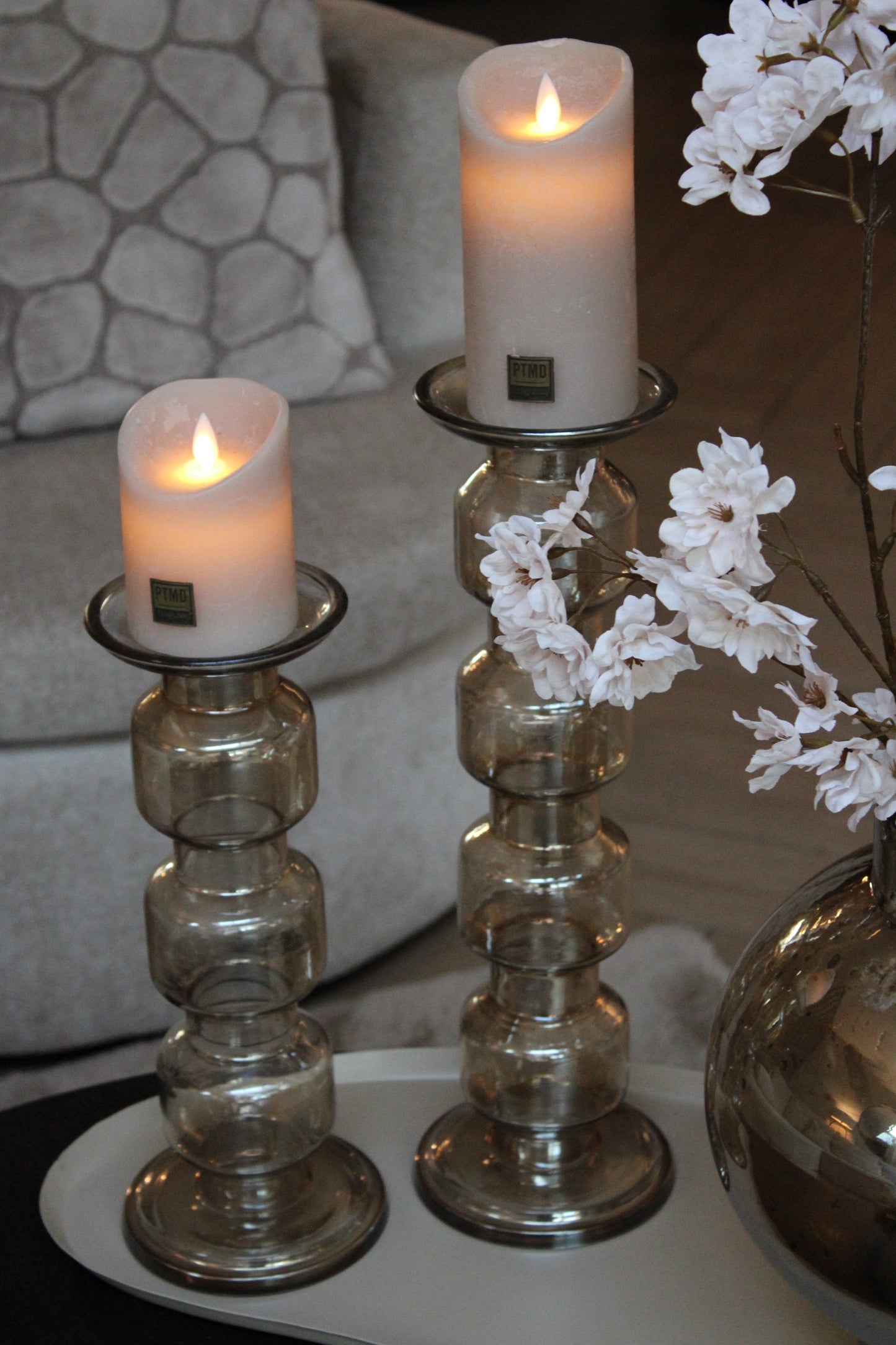 KANDELAAR LUSTER | TAUPE |   4 FORMATEN | PRE ORDER