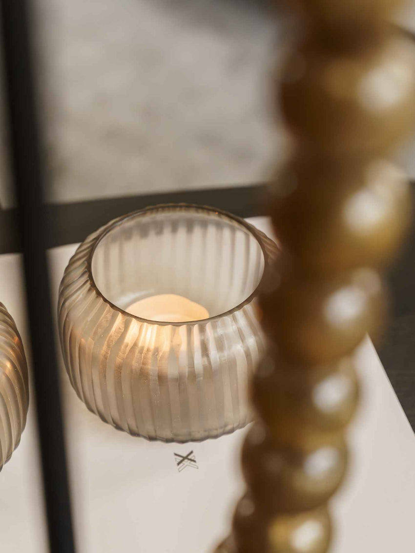 TEALIGHT LUSTER | BOMBYXX