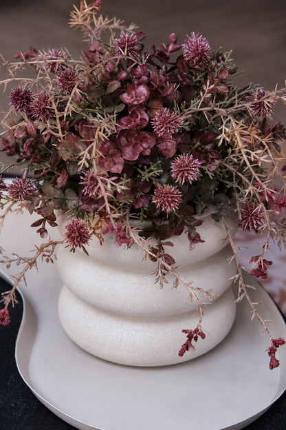 SALONTAFEL BOEKET | INCL BLOEMPOT | BEIGE