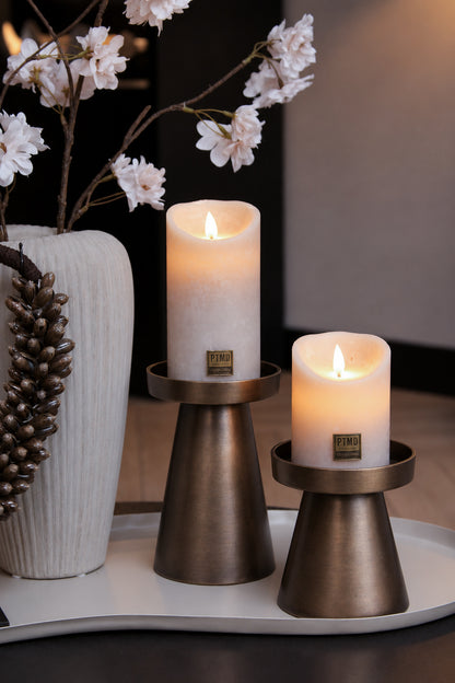 KANDELAAR BRONS | SET VAN 2 | VASE THE WORLD