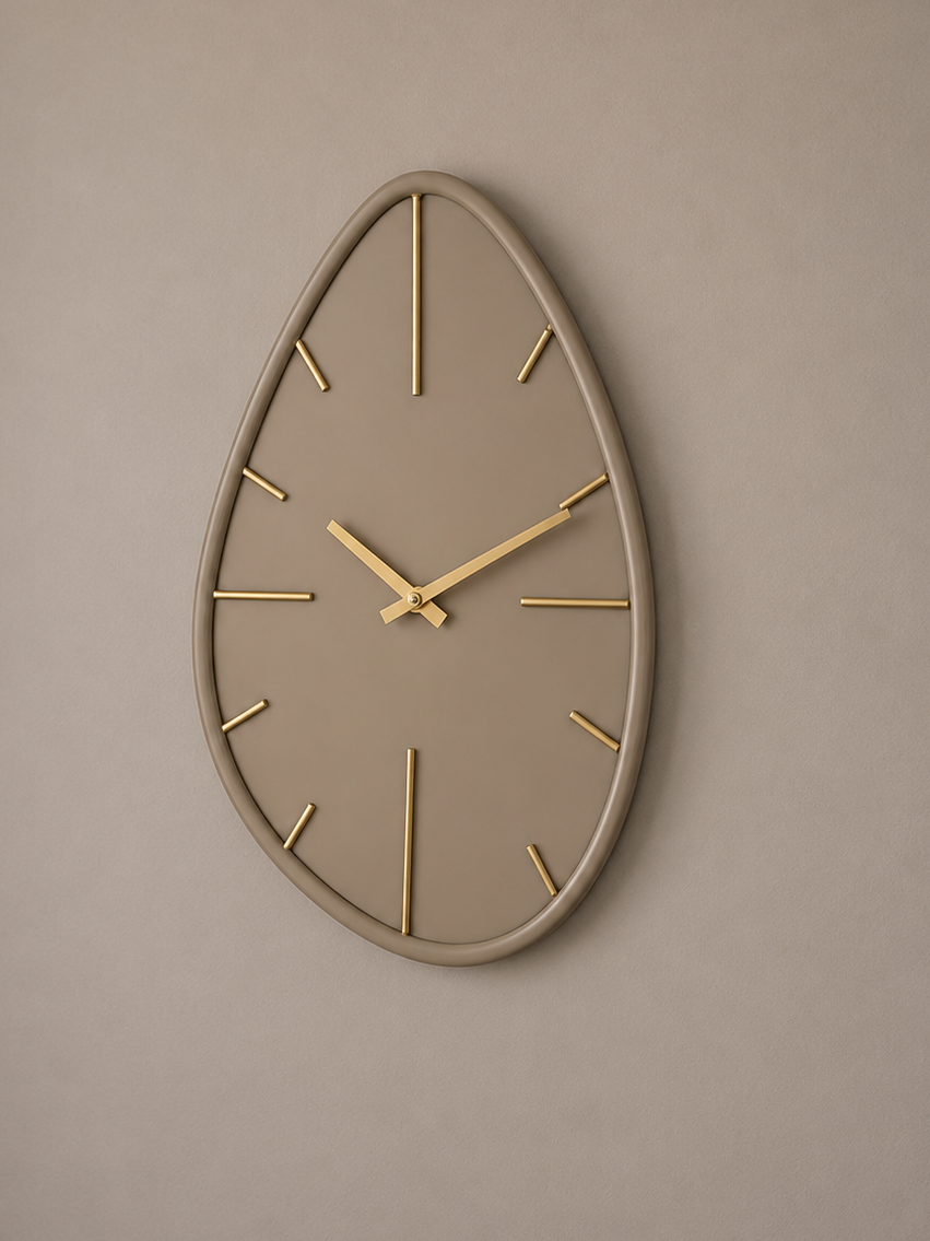 ORGANISCHE KLOK | BEIGE | 30X48X3,5CM