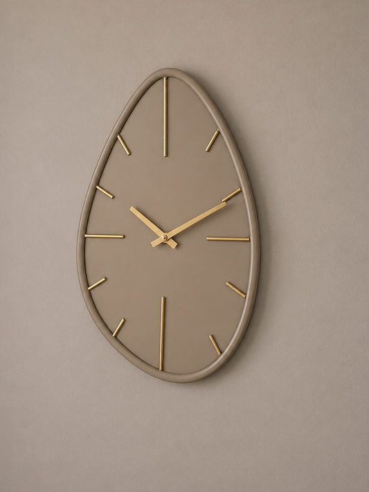 ORGANISCHE KLOK | BEIGE | 30X48X3,5CM