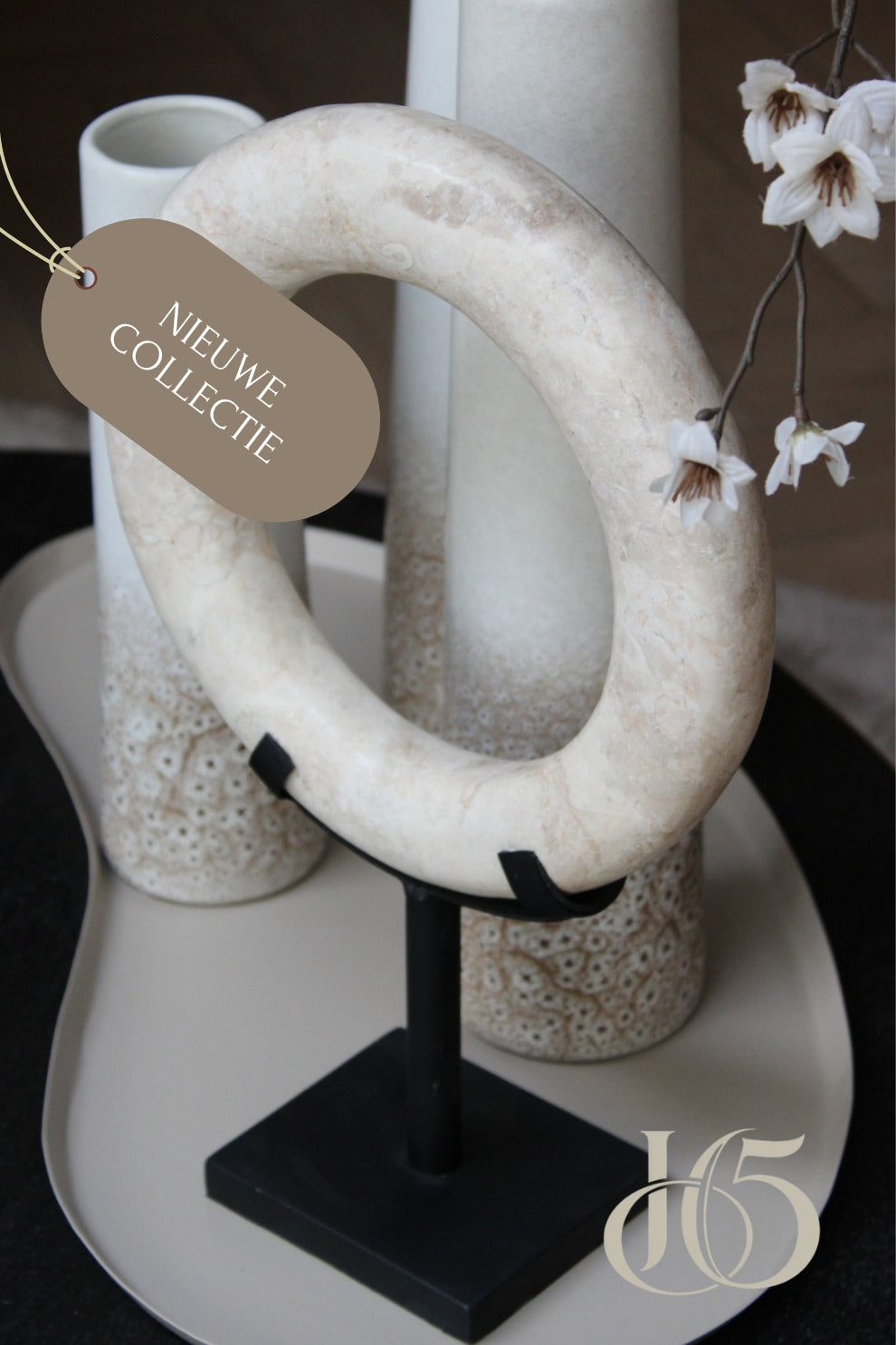 ORNAMENT MARMER | BEIGE | 25 ∅