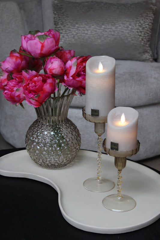 KANDELAAR | LUSTER | SET VAN 2