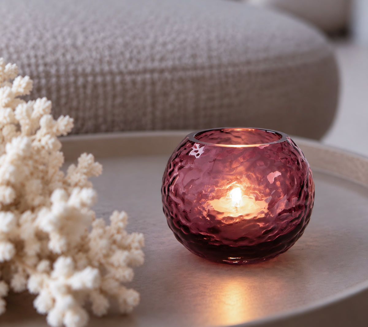 TEALIGHT | LIGHT & LIVING | BURGUNDY