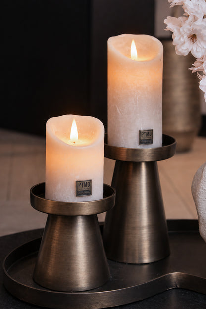 KANDELAAR BRONS | SET VAN 2 | VASE THE WORLD