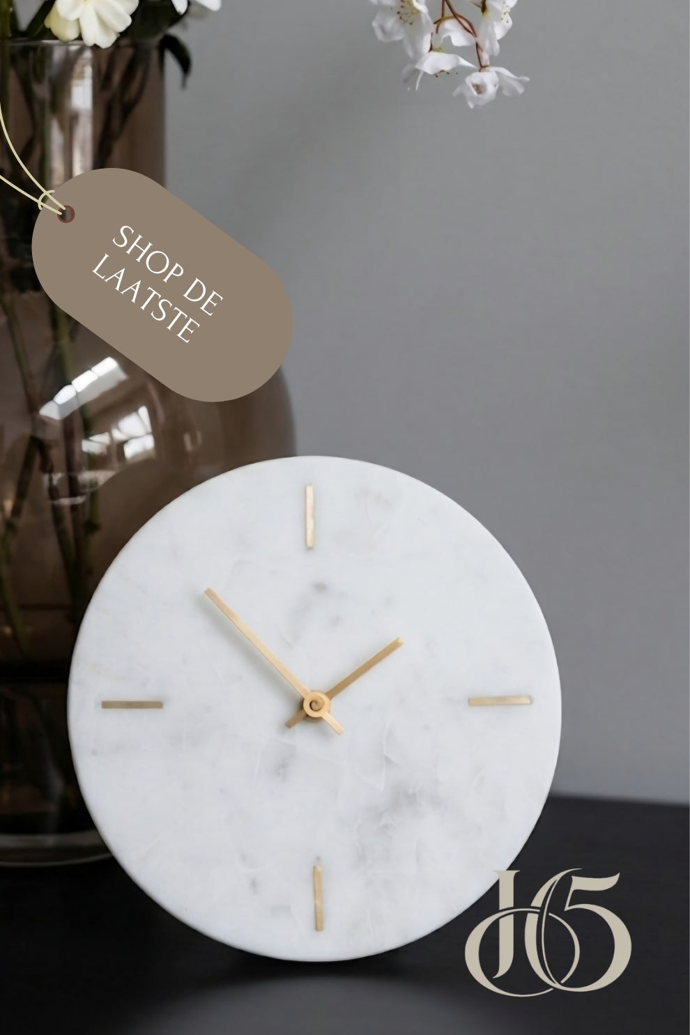 MARMER KLOK | LIGHT & LIVING | OFF WHITE