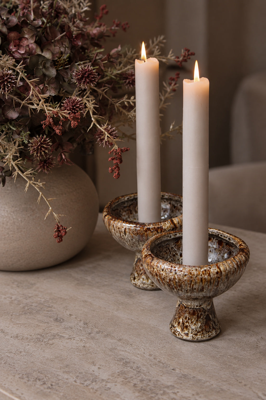 KANDELAAR | LIGHT & LIVING | BROWN