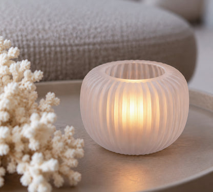 TEALIGHT | MATT WHITE | LIGHT & LIVING