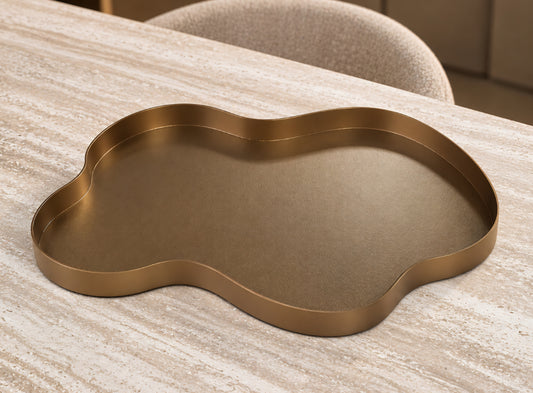 ORGANISCH DIENBLAD | DARK GOLD | 37CM