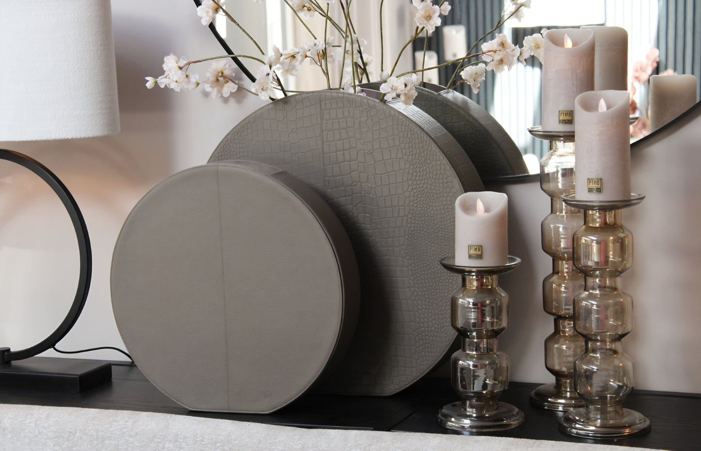 COCO VAAS | REAL LEATHER | TAUPE | 2 FORMATEN
