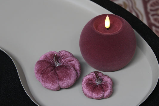 LED KAARS | MAUVE | VELVET